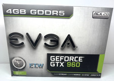 Placa de Vídeo NVidia EVGA GeForce GTX 960 4GB GDDR5 04G-P4-3968-KR comprar usado  Enviando para Brazil