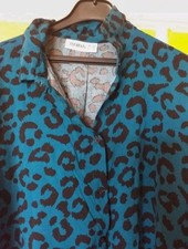 Bluse leopardenoptik schwarz gebraucht kaufen  Uffing