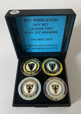 Afc wimbledon badge for sale  THORNTON-CLEVELEYS