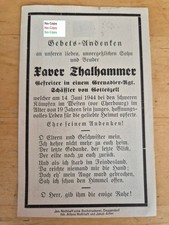 Sterbebild death card gebraucht kaufen  Deutschland