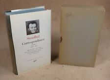 Pleiade stendhal correspondanc d'occasion  Beaurieux