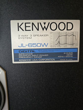 Kenwood speakers 650w for sale  Hesperia