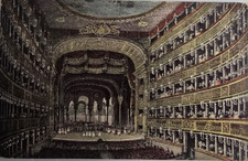 Cartolina anni teatro usato  Azzate
