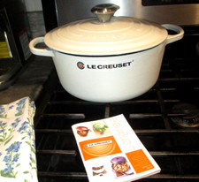 Creuset whte cotton for sale  Los Angeles