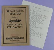 Roderick Lean Agricultural Implements Farm Tools Inc. catálogo de peças 1939 comprar usado  Enviando para Brazil