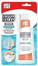 White silicone sealant for sale  BLACKBURN