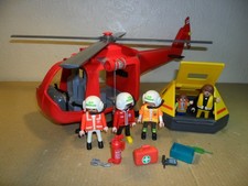 Playmobil rescue helicopter for sale  CHELMSFORD