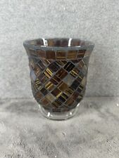 Mosaic glass candleholder for sale  League City