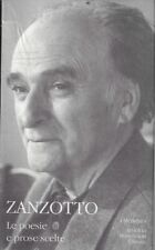 Zanzotto andre..poesie prose usato  Italia
