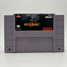 Mortal Kombat II 2 (Nintendo SNES, 1994) Autêntico Testado Funcionando comprar usado  Enviando para Brazil