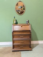 Vintage oak bureau for sale  FAKENHAM