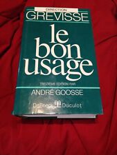 Grevisse bon usage d'occasion  Expédié en Belgium