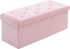 Folding storage ottoman for sale  SALFORD