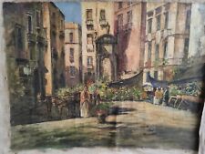 Quadro paesaggio mercato usato  Palermo