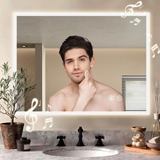 Illuminated bluetooth bathroom for sale  TIPTON