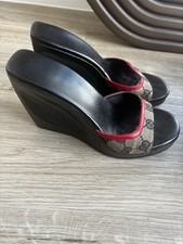 Gucci monogram heel for sale  BEXLEY