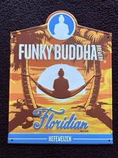 Placa funky buddha cervejaria artesanato cerveja cerveja cerveja lata apanhador Floridian Florida FL comprar usado  Enviando para Brazil
