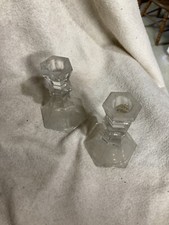 Crystal candel holders for sale  Warwick