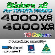 Adesivos 4000 V6 VVTi para Toyota Prado x2. Versões de pintura danificadas disponíveis comprar usado  Enviando para Brazil