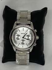Relógio de pulso feminino DKNY NY2364 prata aço inoxidável mostrador analógico prata UC287 comprar usado  Enviando para Brazil