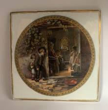 Excellent prattware plaque for sale  LINCOLN