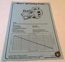 Alcon pumps british for sale  UK