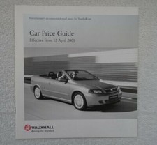 Vauxhall price guide for sale  BOURNEMOUTH