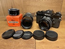 Câmera de Filme Preta *Quase Perfeita* Nikon EL2 AI 50mm F/1.4 200mm F/4 & PK-13 da JPN comprar usado Câmera de Filme Preta *Quase Perfeita* Nikon EL2 AI 50mm F/1.4 200mm F/4 & PK-13 da JPN comprar usado  Enviando para Brazil