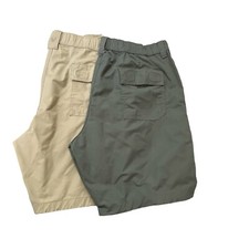 Lote 2 shorts masculinos Eastern Mountain Sports 40 x 8,5 cinza bronzeado algodão bolsos de náilon comprar usado  Enviando para Brazil