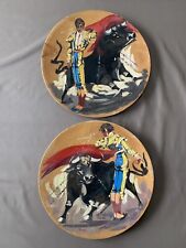 Assiettes anciennes peinture d'occasion  Bréviandes