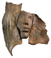 Sculpture visage terre d'occasion  Argenton-sur-Creuse