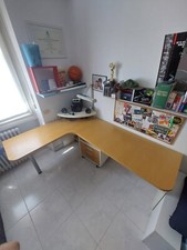 Scrivania angolare legno usato  Milano