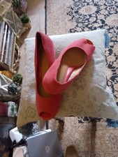 Ladies fushia shoes for sale  DROITWICH