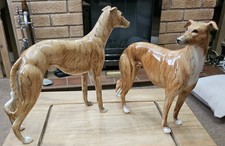Large porcelain greyhound for sale  RUTHIN
