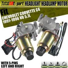 Conjunto de 2 motores de faróis para Chevrolet Corvette 1991-1996 esquerda e direita comprar usado  Enviando para Brazil