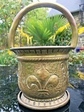 Brass plant pot for sale  DAVENTRY