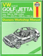 VW GOLF MK2 1.05 1.3 1.6 1.8 GASOLINA INCL GTI & 16V 1984-90 MANUAL DE OFICINA DO PROPRIETÁRIO comprar usado  Enviando para Brazil