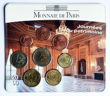 🏛  Mini-set Euro "JOURNÉES DU PATRIMOINE 2006" - Légère oxydation sur 1€ et 2€ segunda mano  Embacar hacia Mexico