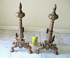 Antique bronze andirons for sale  Harper Woods