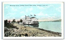 Postcard mississippi river for sale  Saco