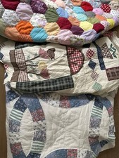 Lot patchwork quilts for sale  LONDON