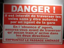 Ancien panneau sncf d'occasion  Labastide-Rouairoux