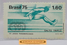 1975 Brasil Salto Triplo VII Jogos Panamericano 1.60 Selo Cruzeiros - #S41122NQ comprar usado  Enviando para Brazil