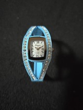 Damenarmbanduhr spangenuhr hel gebraucht kaufen  Berlin