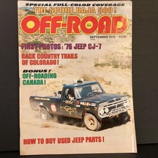 Usado, Vintage September 1975 OFF-ROAD Magazine '76 Jeep CJ-7, Score Baja 500 + More comprar usado  Enviando para Brazil