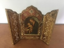 Vintage wood triptych for sale  Litchfield