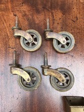 brass furniture castors for sale  TENTERDEN