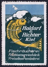 Werbemarke kiel fischräuchere gebraucht kaufen  Wittenberg