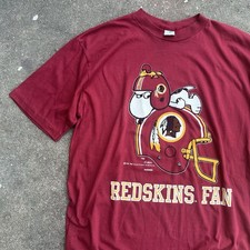 Camiseta Vintage Washington Redskins Snoopy Anos 1980 Masculina G Fabricada nos EUA NFL Peanuts Og, usado comprar usado  Enviando para Brazil