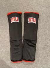 Equipamento de proteção Title MMA Shin Instep Guard boxe karatê muay thai tamanho REG comprar usado  Enviando para Brazil